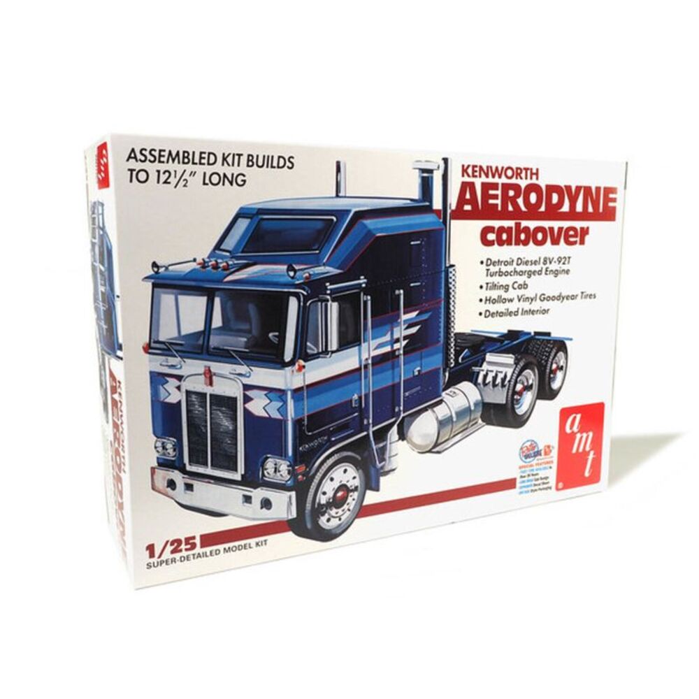 AMT Kenworth Aerodyne Cabover 1/25 Scale Model Kit  COLLECTIBLES